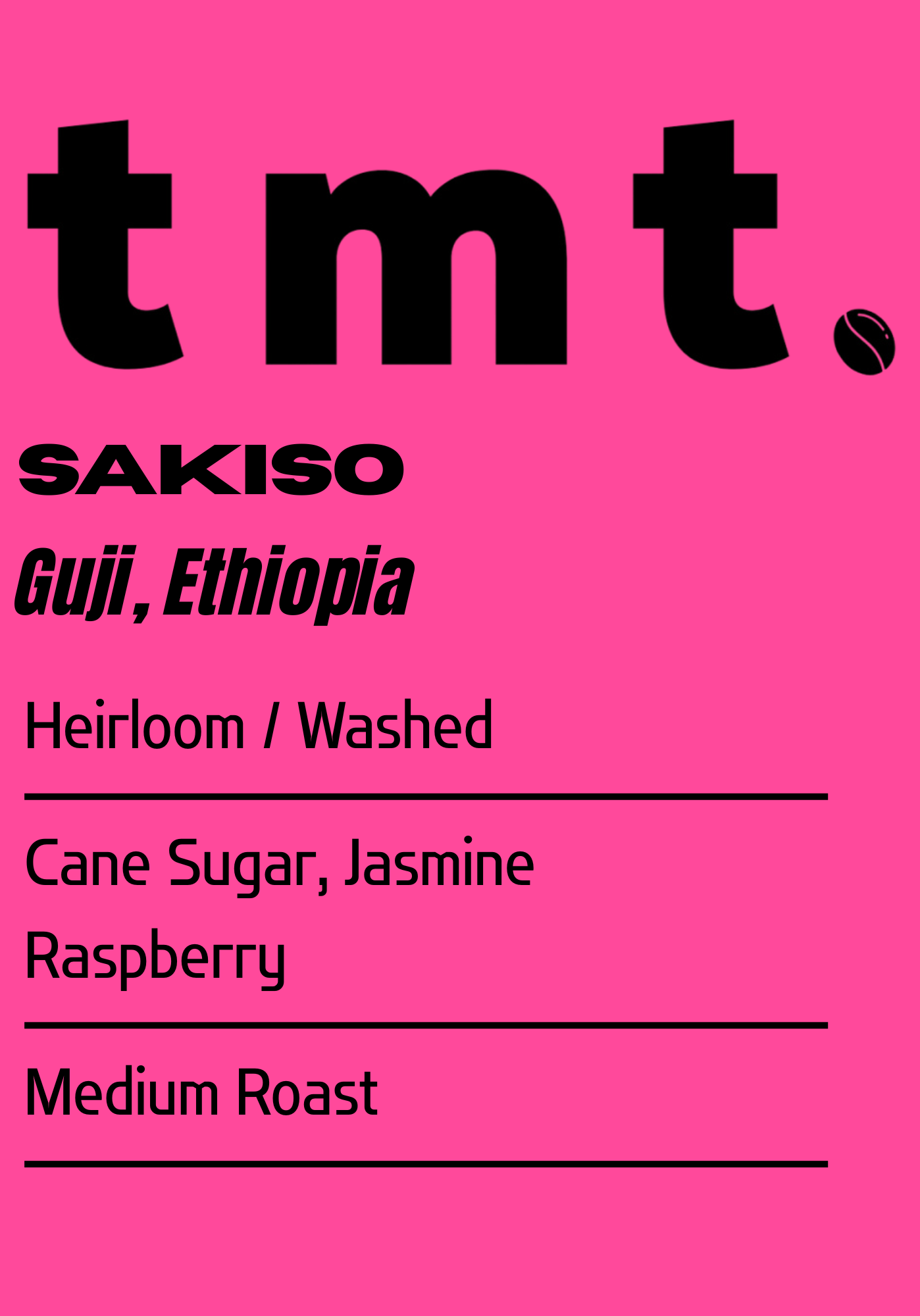 Ethiopia Guji coffee bag